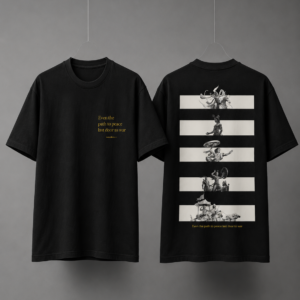 Mahabharata Divine Scene Printed Round-Neck T-Shirt