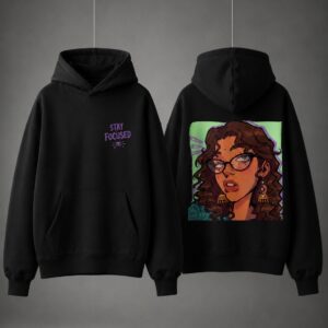 Stay Focused Anime Graphic Hoodie