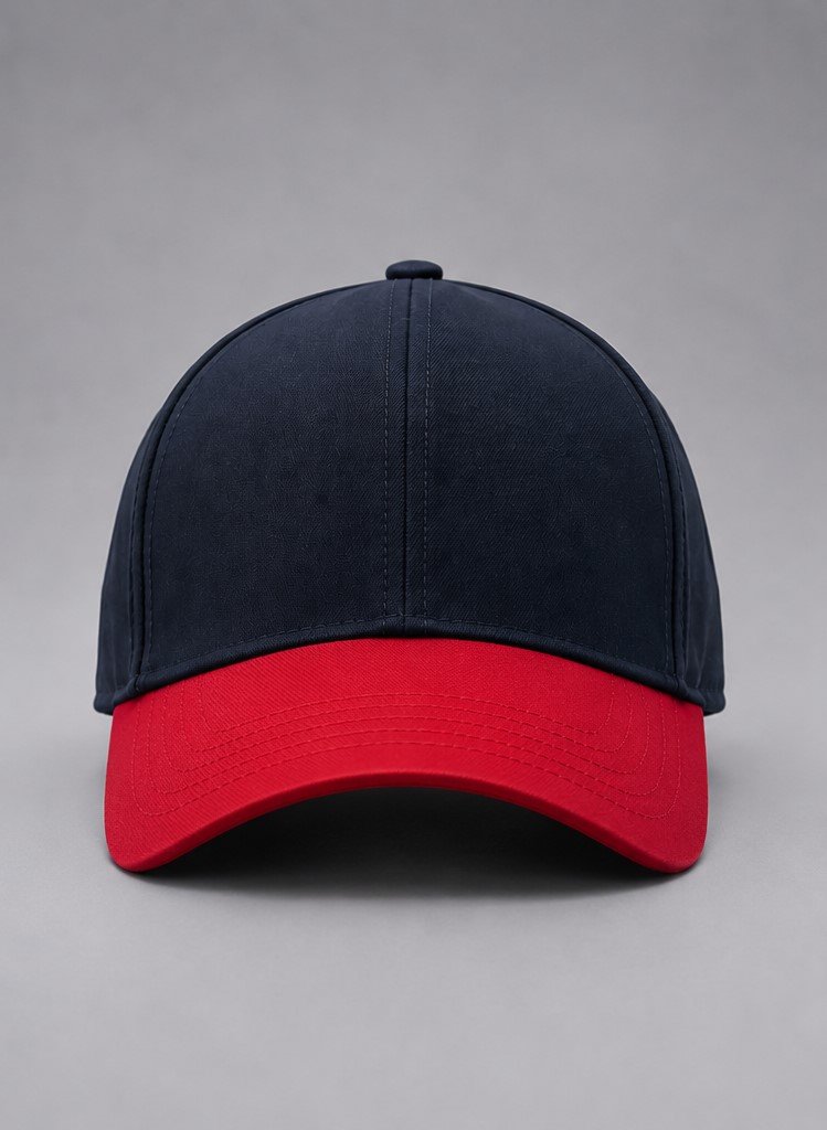 Premium Two-Tone Cotton Baseball Cap