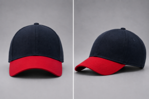 Premium Two-Tone Cotton Baseball Cap