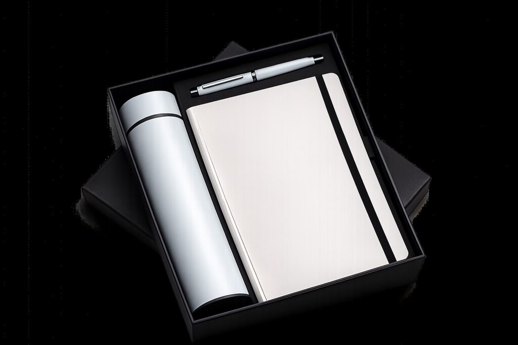 Executive Bottle, Notebook & Pen Gift Set