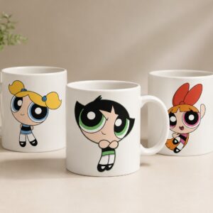 Powerpuff Girls Character Ceramic Mug Set