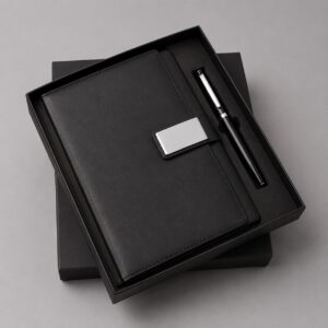Premium Leather Organizer & Pen Gift Set