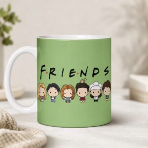 Friends Cartoon Character Printed Ceramic Mug