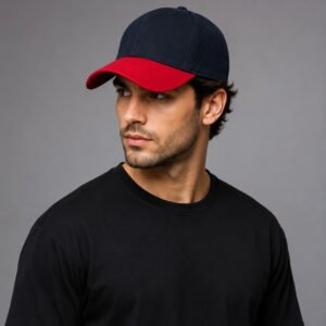 Premium Two-Tone Cotton Baseball Cap