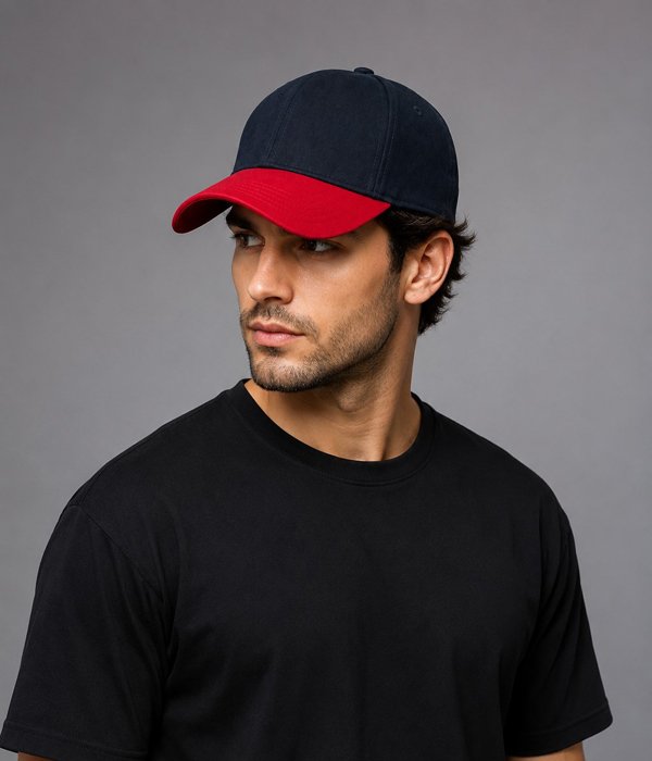 Premium Two-Tone Cotton Baseball Cap