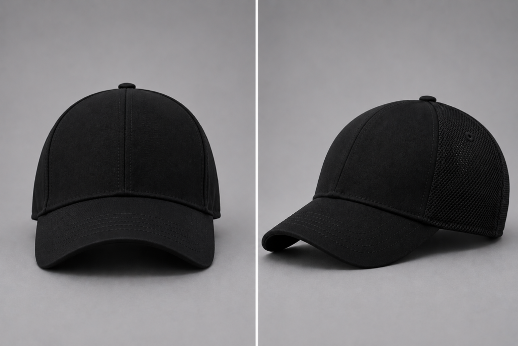 Black Premium Trucker Cap