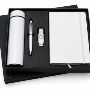 Premium Executive Gift Set with Bottle, Notebook, Pen & USB Drive