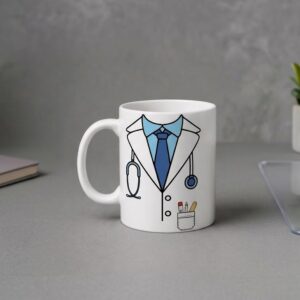 Doctor White Coat Printed Ceramic Mug
