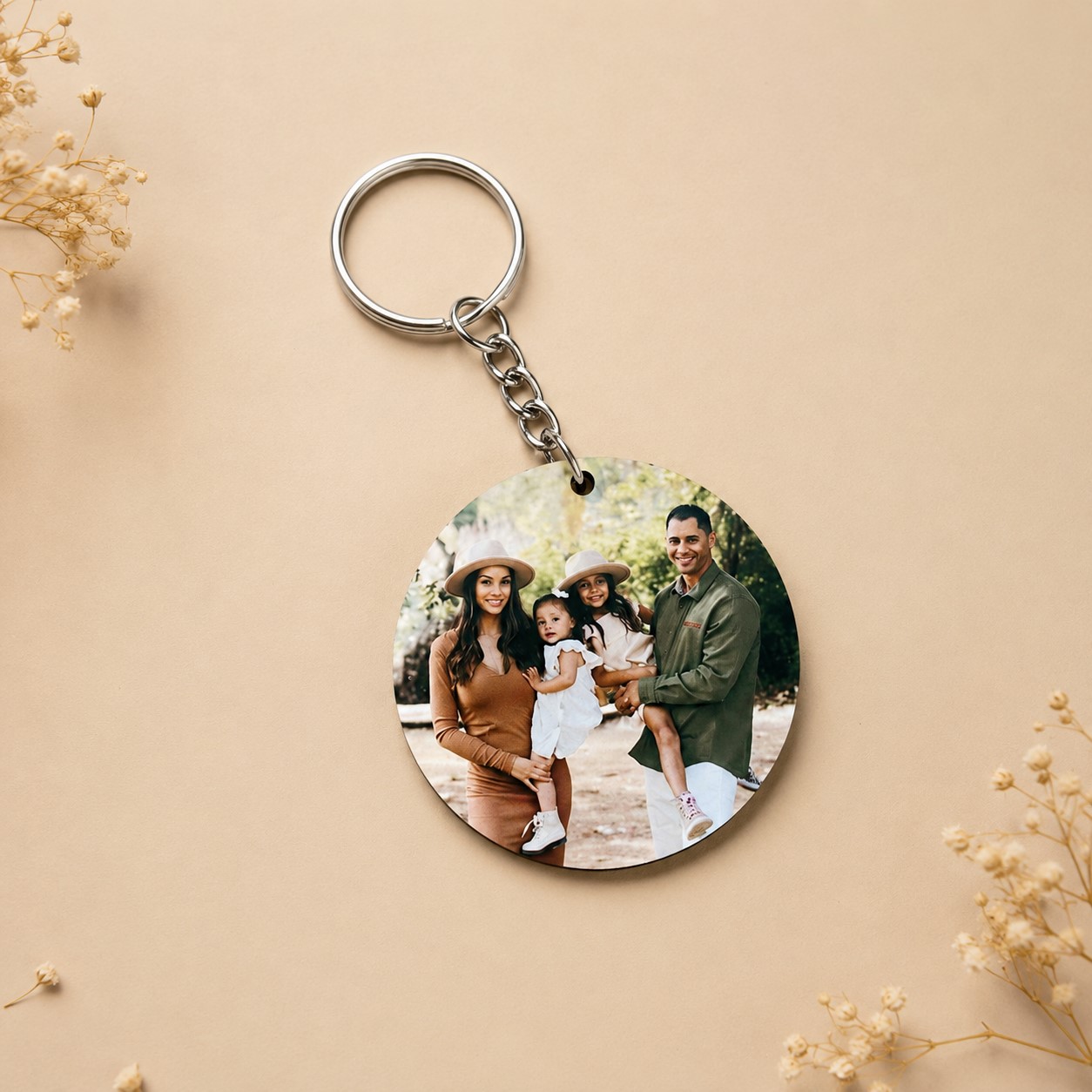 Personalized MDF Keychain