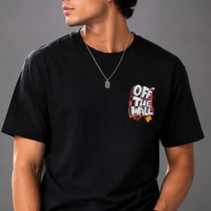 Off The Wall Graphic Oversized T-Shirt – Black